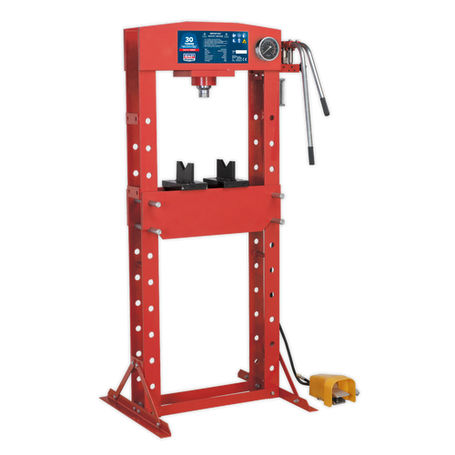 Air/Hydraulic Press 30tonne Floor Type with Foot Pedal (YK309FAH)