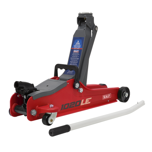 Trolley Jack 2tonne Low Entry Short Chassis - Red (1020LE)