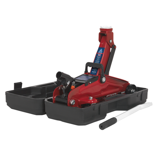Trolley Jack 2tonne Short Chassis with Storage Case (1050CXD)
