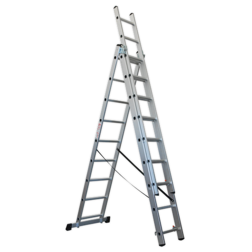 Aluminium Extension Combination Ladder 3x9 EN 131 (ACL3)
