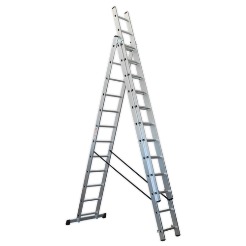 Aluminium Extension Combination Ladder 3x12 EN 131 (ACL312)