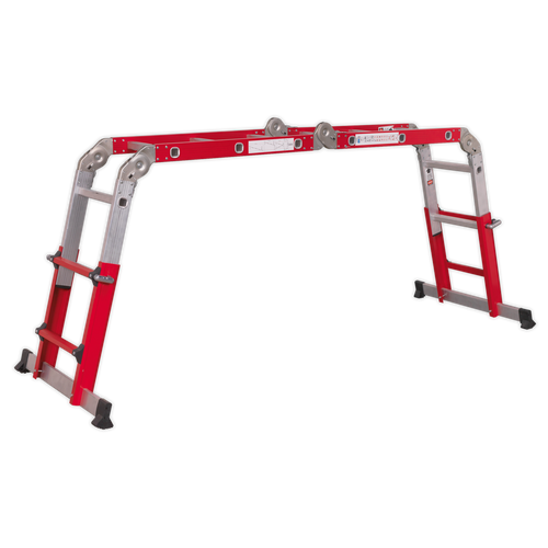 Aluminium Multipurpose Ladder EN 131 Adjustable Height (AFPL2)