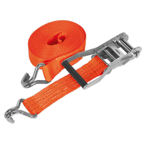 Ratchet Tie Down 50mm x 6m Polyester Webbing 3000kg Breaking Strength (TD3006J)