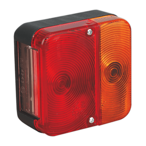 Rear Square Lamp Cluster 12V with Bulbs (TB18)