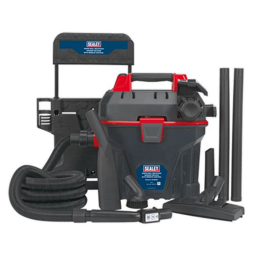 Garage Vacuum 1500W with Remote Control - Wall Mounting (GV180WM)