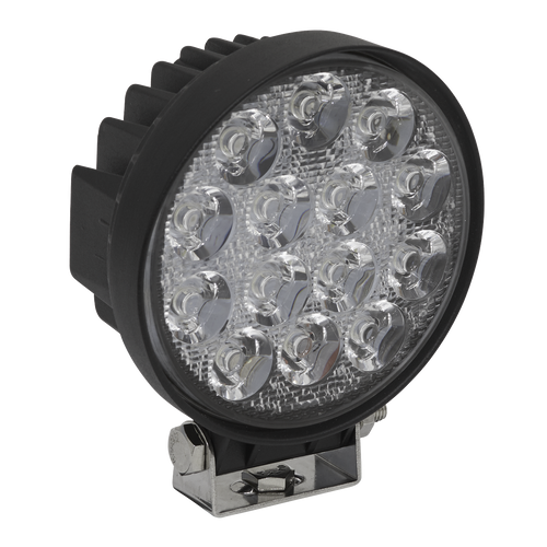 Round Work Light with Mounting Bracket 42W SMD LED (LED4R)