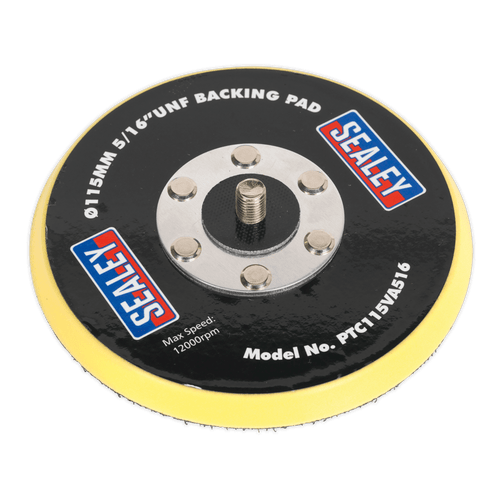 Hook-and-Loop Backing Pad ¯115mm 5/16"UNF (PTC115VA516)