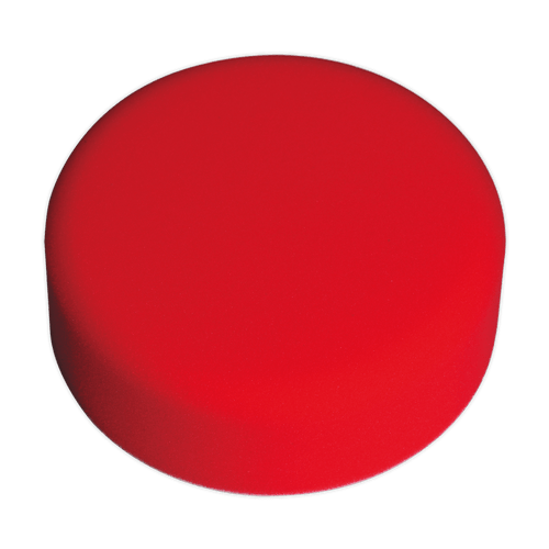 Buffing & Polishing Foam Head Hook-and-Loop ¯150 x 50mm Red/Ultra-Soft (PTCCHV150R)