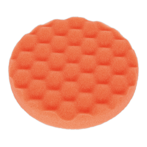 Buffing & Polishing Foam Head Hook & Loop ¯150 x 25mm Orange/Firm (PTCCHW150O)