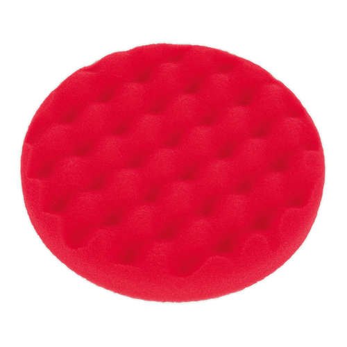 Buffing & Polishing Foam Head Hook-and-Loop ¯150 x 25mm Red/Ultra-Soft (PTCCHW150R)