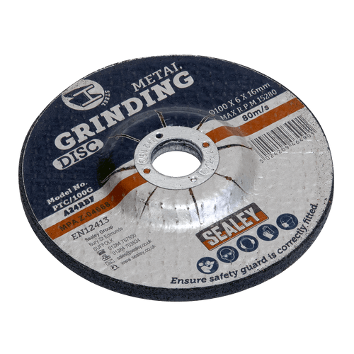 Grinding Disc ¯100 x 6mm ¯16mm Bore (PTC/100G)