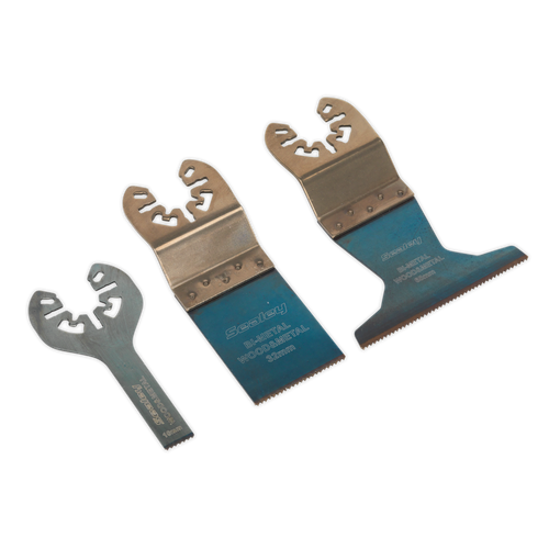 Multi-Tool Universal Cutting Blade Set 3pc (SMTC3)