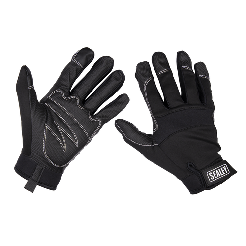 Mechanic's Gloves Light Palm Tactouch - Large (MG798L)