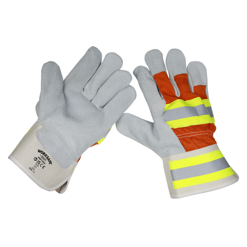 Reflective Rigger's Gloves Pack of 6 Pairs (SSP14HV/6)