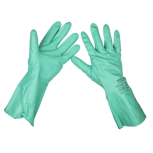 Nitrile Gauntlets for use with Thinners 355mm Cuffed Pair (SSP34)