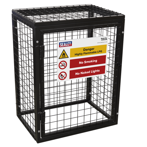 Safety Cage - 2 x 19kg Gas Cylinders (GCSC219)