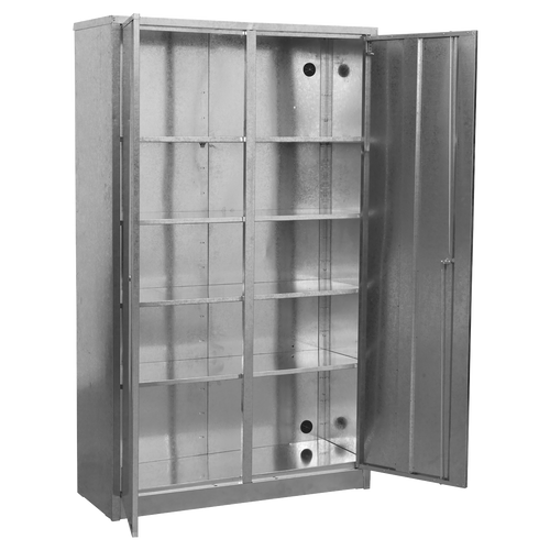 Galvanized Steel Floor Cabinet 4-Shelf Extra-Wide (GSC110385)