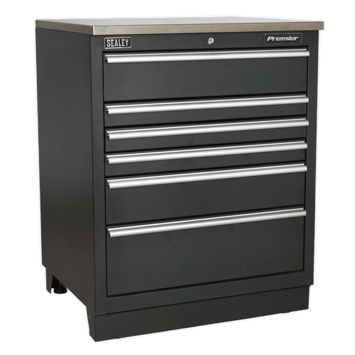 Modular Floor Cabinet 6 Drawer 775mm Heavy-Duty (APMS03)