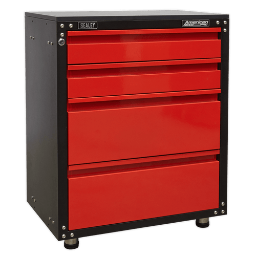 Modular 4 Drawer Cabinet with Worktop 665mm (APMS84)