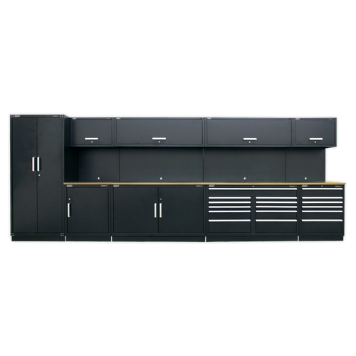 Premier 5.6m Storage System - Oak Worktop (APMSOAK)