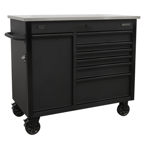 Mobile Tool Cabinet 1120mm with Power Tool Charging Drawer (AP4206BE)
