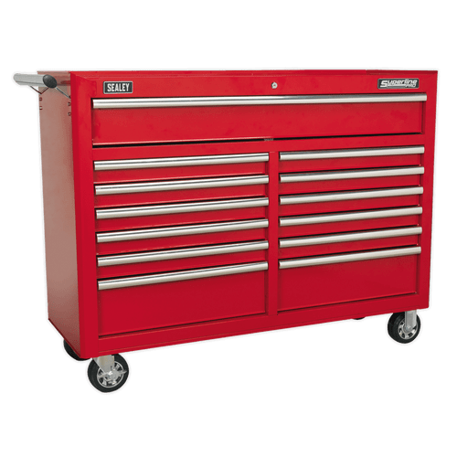 Rollcab 13 Drawer with Ball Bearing Slides - Red (AP5213T)