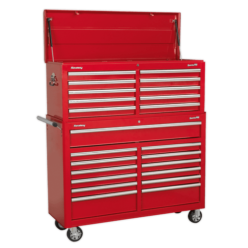 Tool Chest Combination 23 Drawer with Ball Bearing Slides - Red (AP52COMBO1)