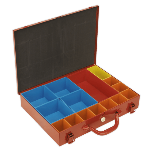 Metal Case with 15 Storage Bins (APMC15)