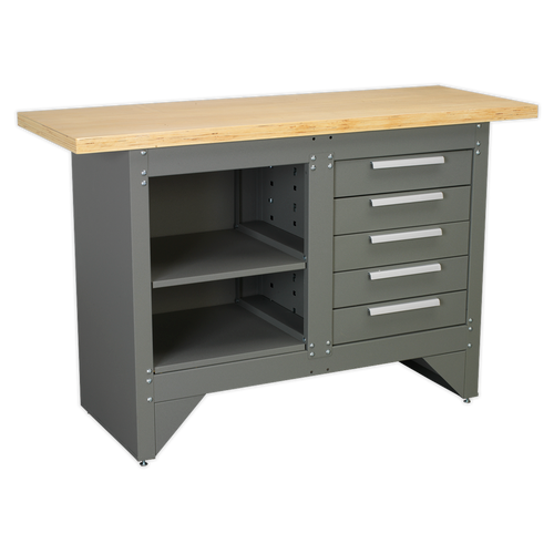 Workbench with 5 Drawers Ball-Bearing Slides Heavy-Duty (AP2030BB)