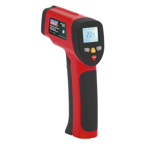 Infrared Twin-Spot Laser Digital Thermometer 12:1 High Temperature (VS941)