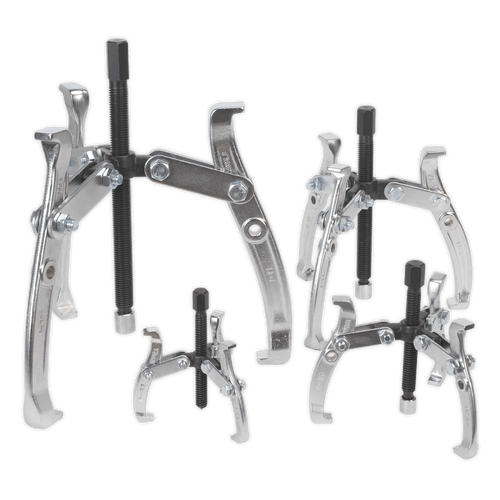 Gear Reversible Puller Set 4pc Triple Leg (AK79)