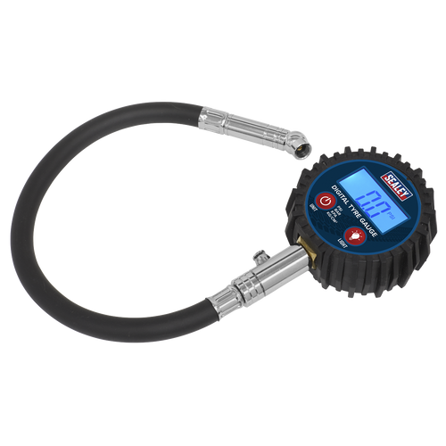 Digital Tyre Pressure Gauge with Push-On Connector (TST002)