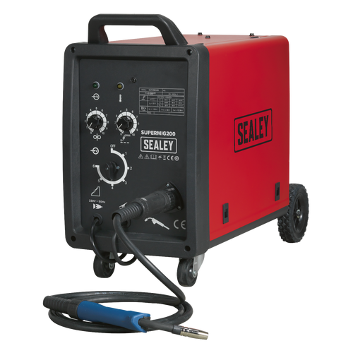 Professional MIG Welder 200A 230V with Binzel¨ Euro Torch (SUPERMIG200)