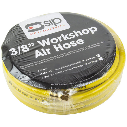 SIP 3/8" 10mtr PVC Workshop Air Hose 07703