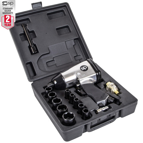 SIP 1/2" 17pc Air Impact Wrench Kit 06792