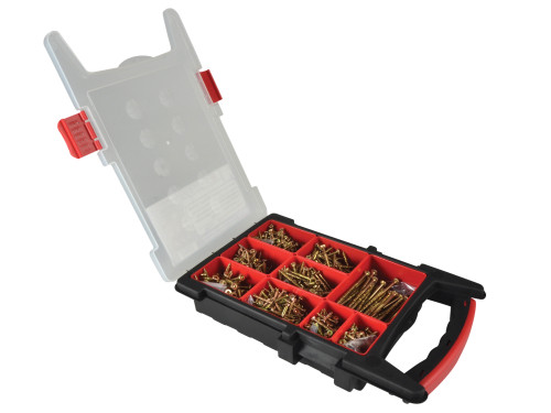 ForgeFast Elite Low-Torque Woodscrews - Organiser Pro - 1000 piece (1000) - Assorted