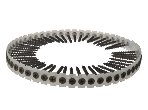 Drywall Screws - Collated - Coarse Thread - Black Phosphate - Box (1000) - 3.9 x 50mm