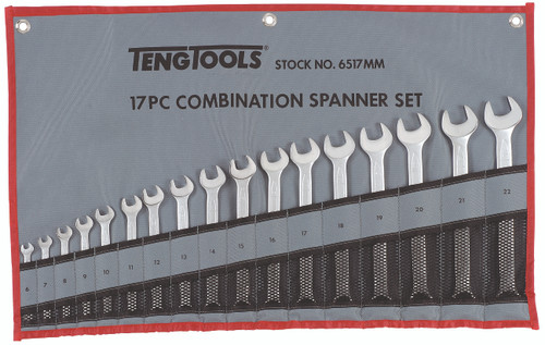 Spanner Set Combination MM 17 Pieces