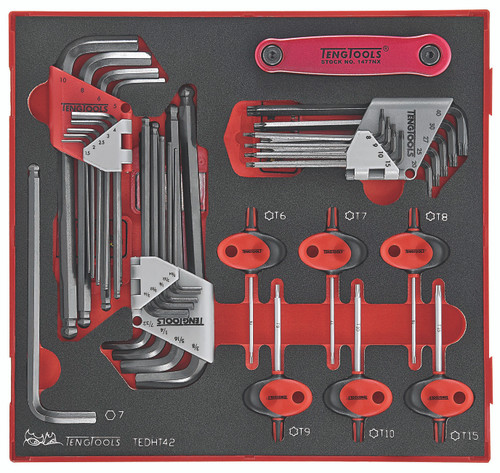 Hex Key Set 42 Pieces