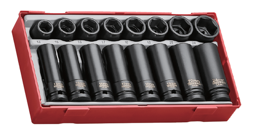 Impact Socket Set 1/2in Drive 20pcs