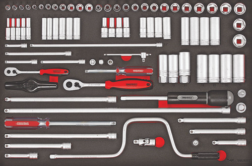 Socket Set 1/4 and 3/8in dr 86 Pieces
