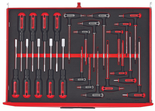 Nut and T Handle Driver Set 23 Pieces