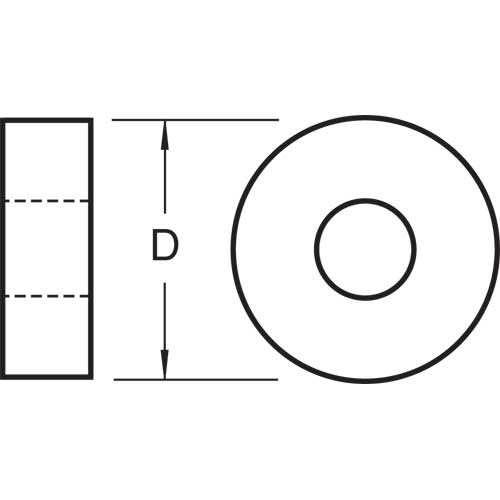 Bearing ring 12.7mm bore (BR/444)