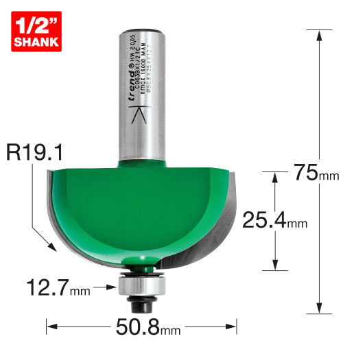 Self guided radius 19.1mm (C063BX1/2TC)