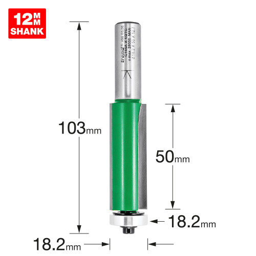 Trimmer 18.2mm diameter X 50mm cut (C165AX1/2TC)