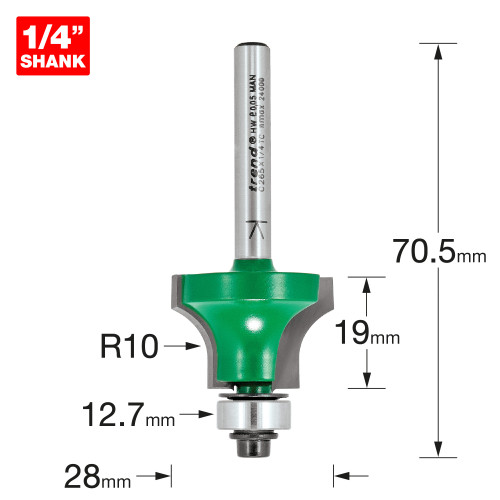 Bearing guided glazing bar cutter (C265X1/4TC)