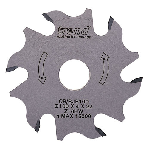 CraftPro Biscuit blade 100mm diameter x 6T x 22mm thin body  (CR/BJB100T)