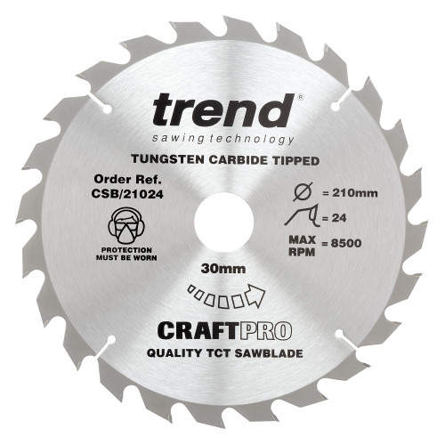 Craft saw blade 210mm x 36 teeth x 30mm  (CSB/21036)