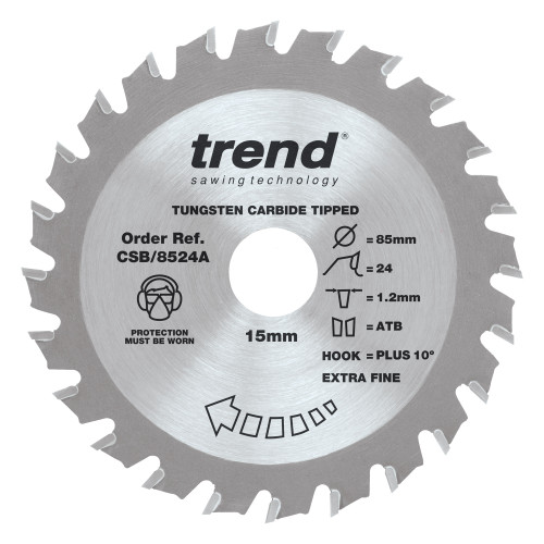 Craft saw blade 85x 24 teeth x 15  (CSB/8524A)