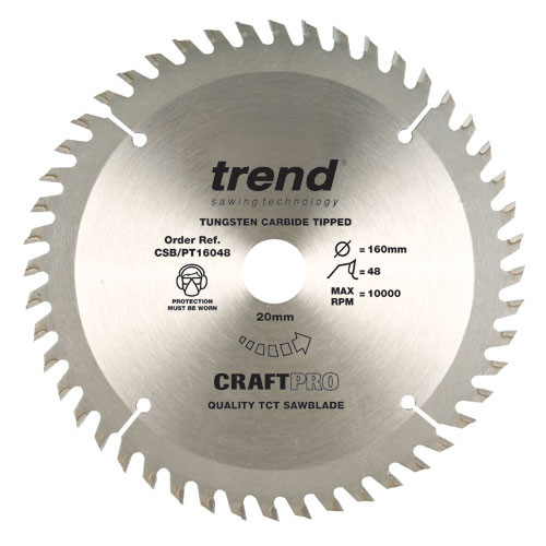 Craft saw blade panel trim 210mm x 60 teeth x 30mm  (CSB/PT21060)